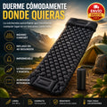 Colchoneta Camping Autoinflable – Duerme Cómodamente Donde Quieras, Ultraligera, Impermeable y con Almohada Integradatátil para Camping, Senderismo y Viajes