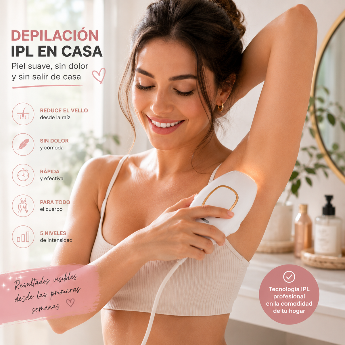 Kit Profesional de Depilación IPL en Casa | Piel Suave por Más Tiempo