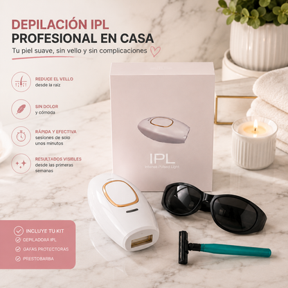 Kit Profesional de Depilación IPL en Casa | Piel Suave por Más Tiempo