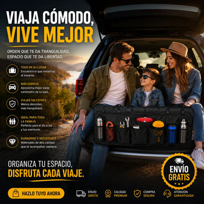 Organizador de Baúl para todo tipo de Carro  – Ahorra Espacio y Mantén Todo en Orden